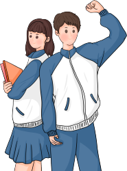 男女高中生图片
