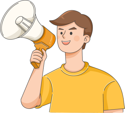 喊话通知的人图片