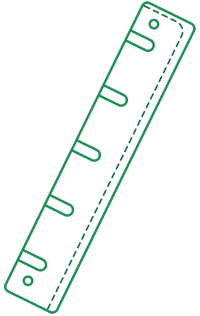 线描尺子图片