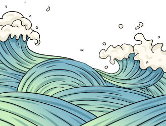海浪图片
