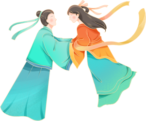 七夕牛郎织女图片