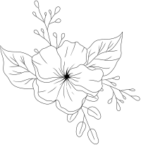线描花6