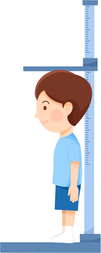 男孩量身高图片