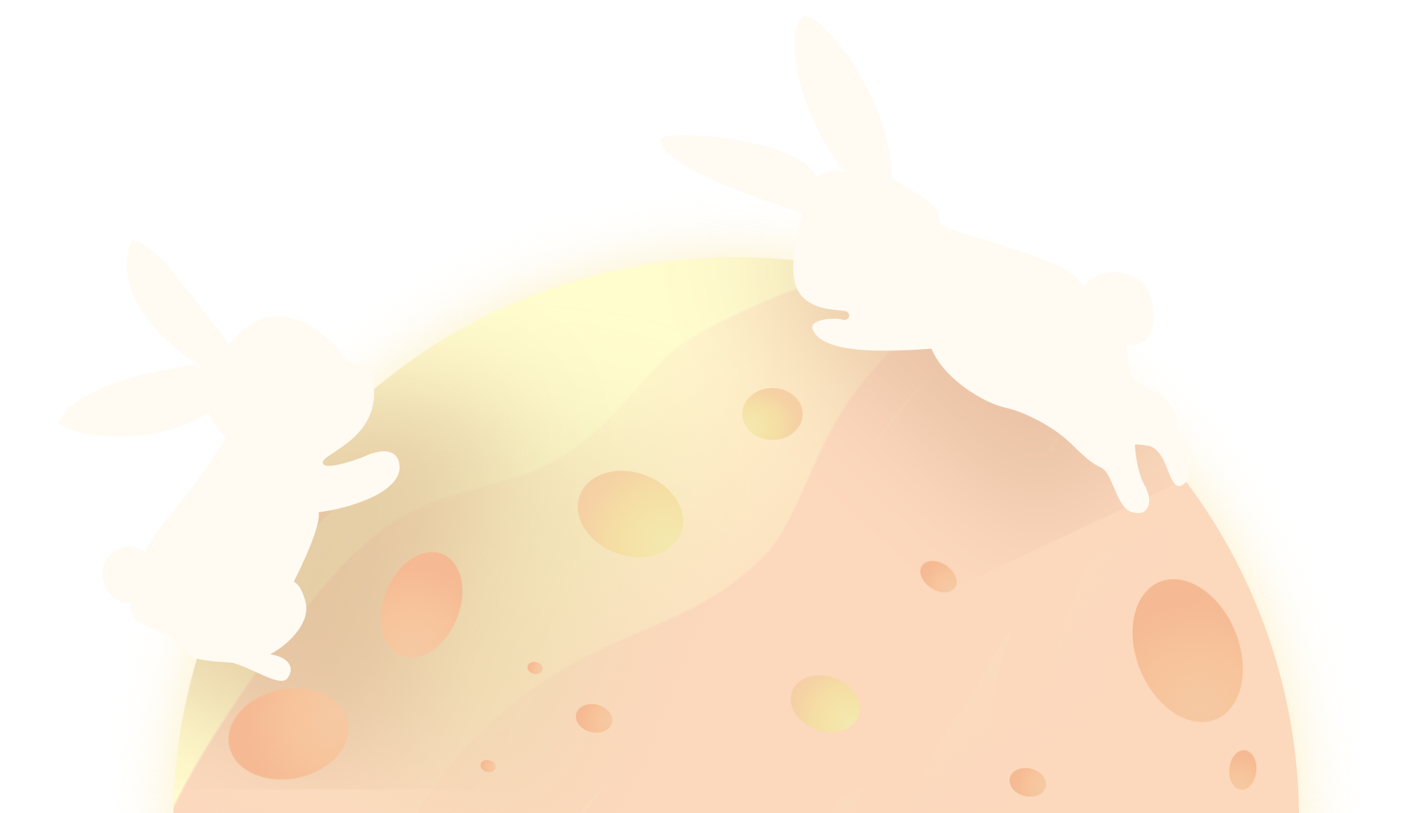 月球兔子素材图片怎样画?