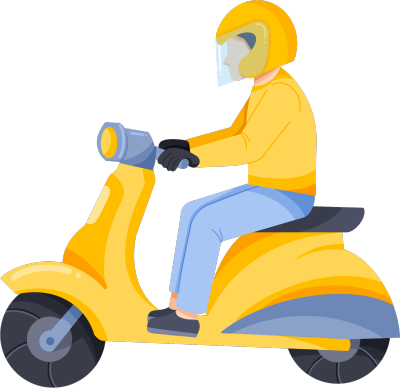 骑车安全出行摩托车头盔图片