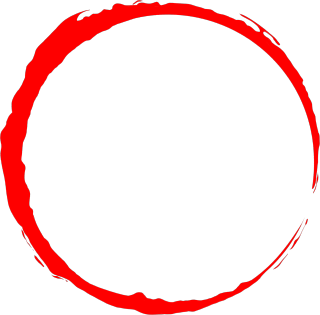 圆印章红色圆形国风图片