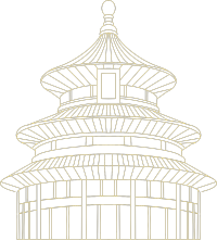 天坛线条图片