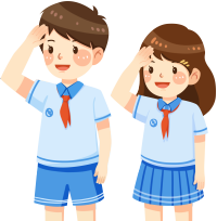 少先队员,同学,红领巾,学生,男女学生
