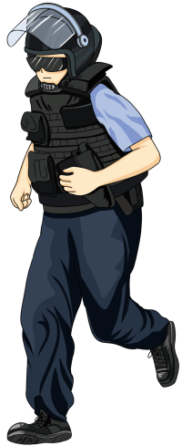特警警察公安人物