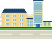 房子城市道路建筑