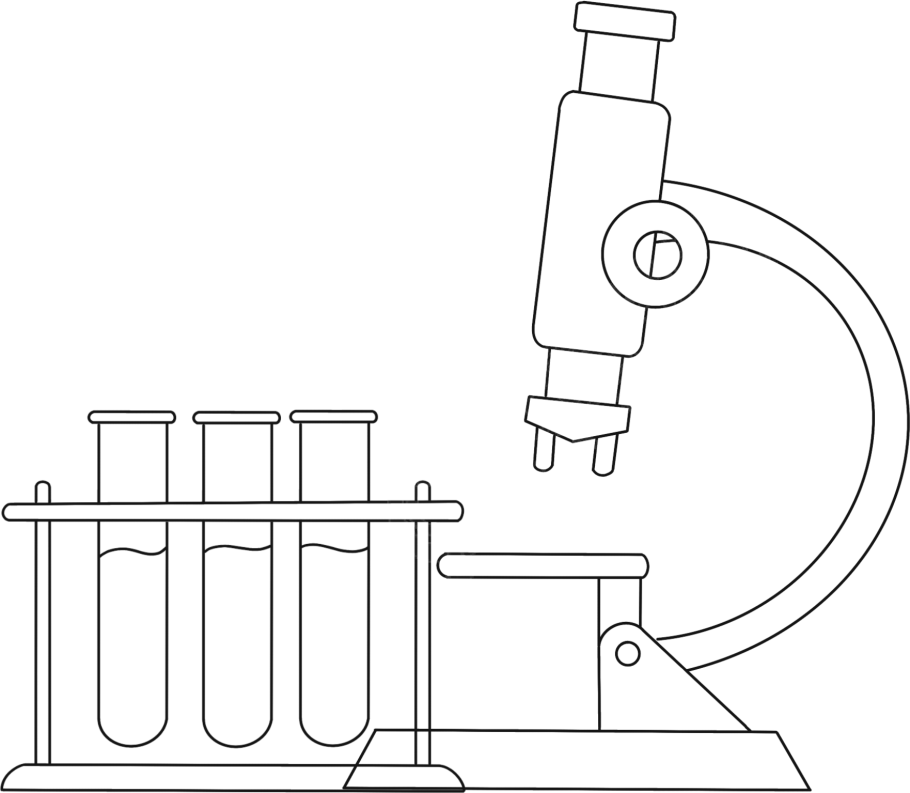 研究实验药剂线条图片