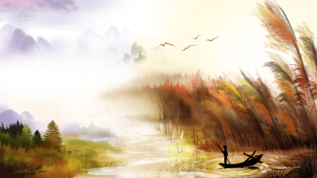 油画风景图片