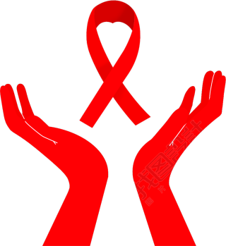 艾滋单色公益丝带图片