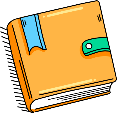 卡通世界阅读日书本图片