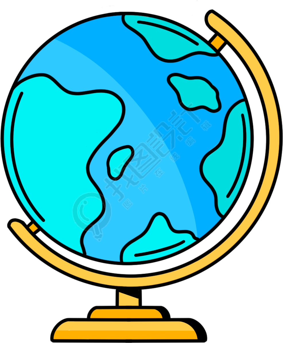 学生地理工具地球仪图片