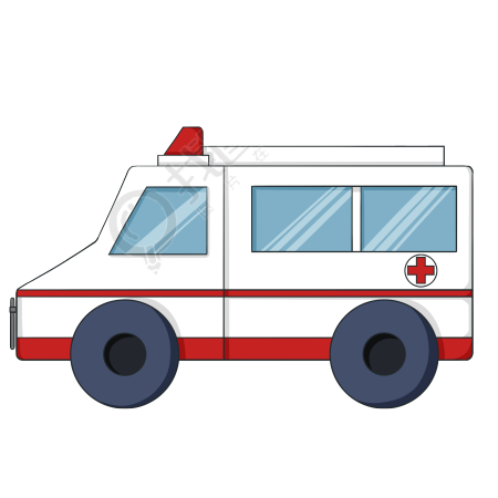 医院病人紧急救护车图片