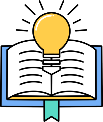 书和灯泡读书日素材图片