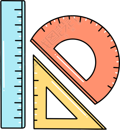 学习通片尺子套装图片