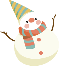 卡通可爱雪人图片