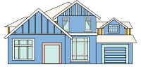 中式家庭房屋建筑