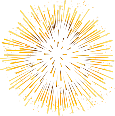 兔年吉祥如意烟花绽放图片