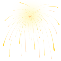 空中烟花炸开美丽图片