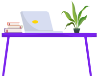办公桌家具办公工具元素