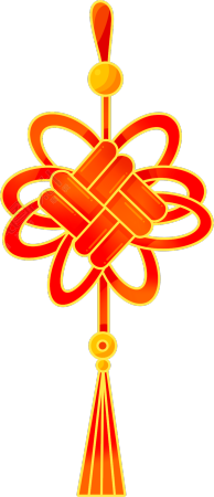 春节红色喜庆中国结图片
