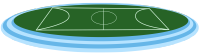学校校园体育足球场图片