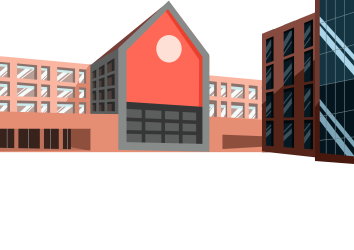 开学季学校教学楼图片