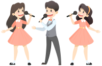 学校音乐合唱比赛素材图