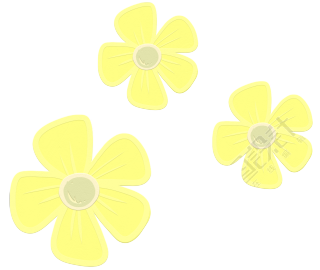 春日路边草丛黄色小花图片