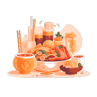 简约明亮UI插画设计元素PNG图形素材