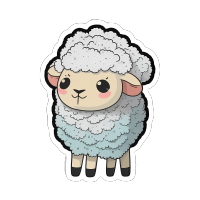 羊驼Chibi可爱动漫插画设计素材