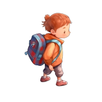 可爱幼儿园插画设计素材