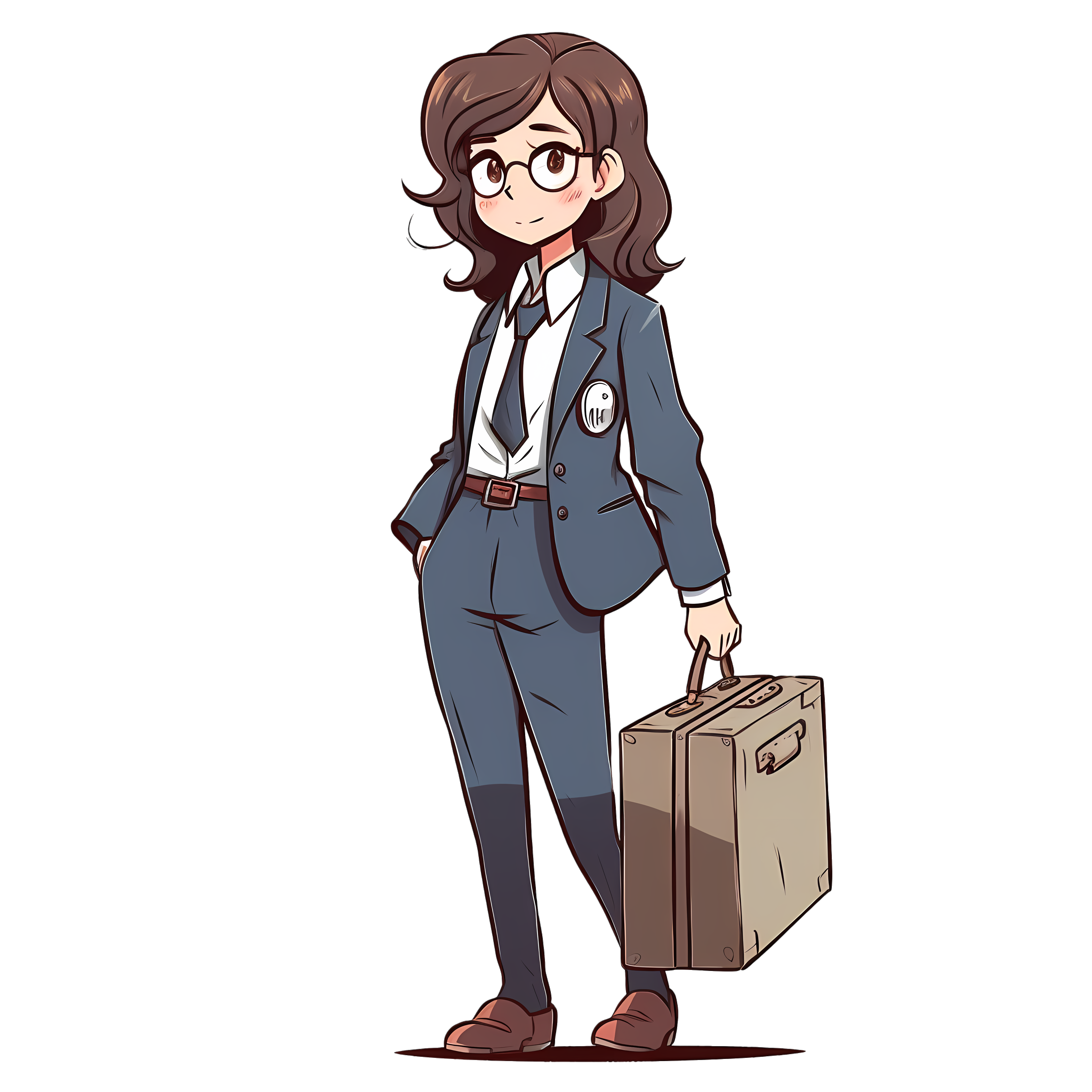 穿西服的商务职场女性图片