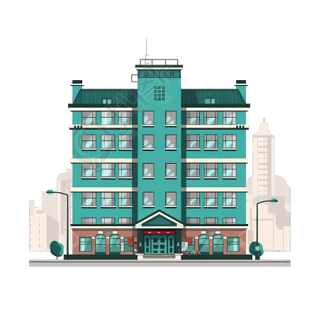 城市高档住宅元素PNG图形素材