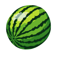 夏天美味可口的西瓜png素材