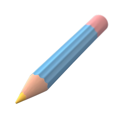 彩色铅笔儿童绘画工具素材