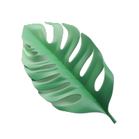 植物绿色蕉叶素材