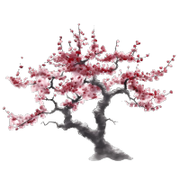 梅花树PNG图形素材