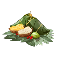 端午节美食粽子插画素材