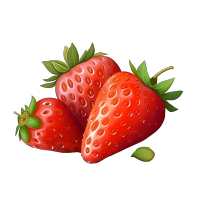 家常水果美味可口的草莓插画