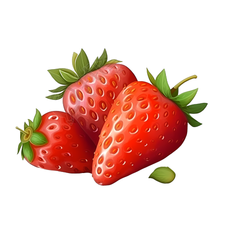 家常水果美味可口的草莓插画