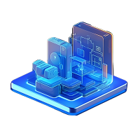 3D立体平板电脑应用程序图标元素