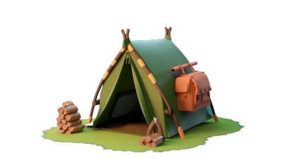 户外探险生存技能必备帐篷高清图
