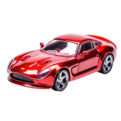 红色运动汽车PNG图形素材