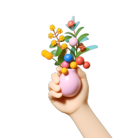 透明背景商用唯美插画素材
