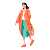 办公室白领插画设计素材