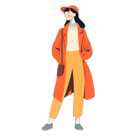 可商用时尚女性穿搭素材